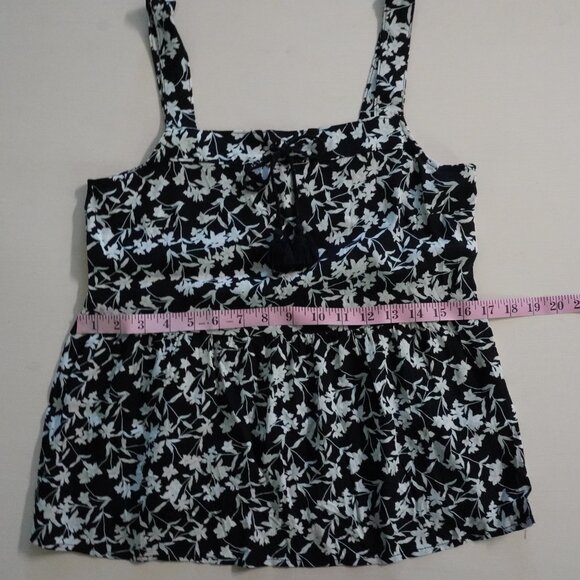 NWT Banana Republic Tank Baby Doll Flowy Floral Blouse - Picture 7 of 9